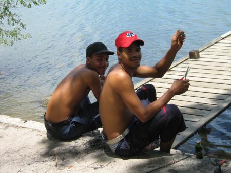 Les bad boys à la pêche
