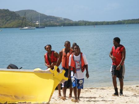 Tour de la martinique des yoles rondes à l'envers